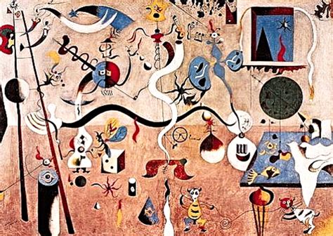 April 1893 in barcelona, katalonien; *Joan Miro´- Karneval des Harlekins* - Hagen