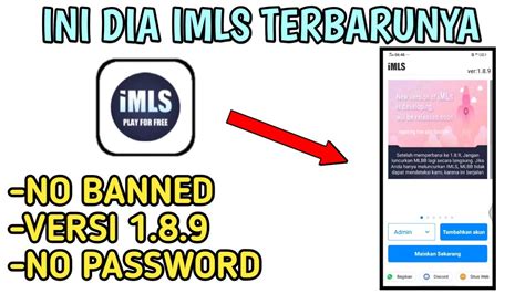 Tertarik untuk menggunakan aplikasi luar biasa ini, geng? DOWNLOAD APLIKASI IMLS VERSI TERBARU 2020! - YouTube