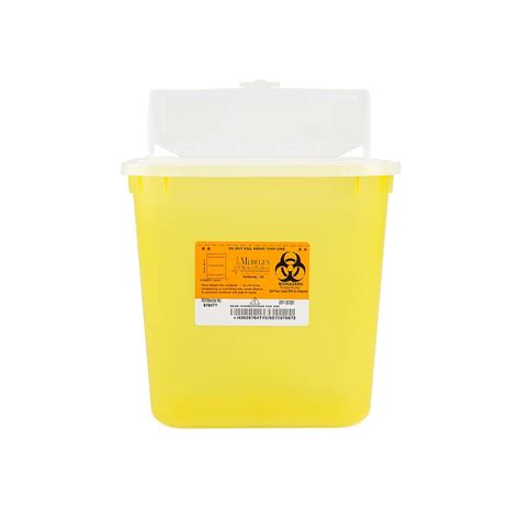 Downloadable template at the end of the post. New Medegen Stackable Sharps Container, Polypropylene, 10" x 9½" x 7", Biohazard Symbol, Tran by ...