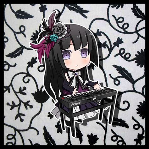 Rinko still struggles with her anxieties, even after joining roselia. Rinko Shirokane - Roselia | アニメイラスト, ガールズバンド, イラスト