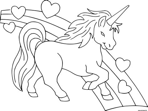 Check spelling or type a new query. Coloriage dessin licorne coeur arc en ciel - JeColorie.com