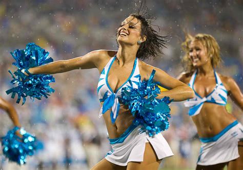 The carolina panthers are a professional american football team based in charlotte, north carolina. EBL: Carolina Panther Cheerleaders Rule 5