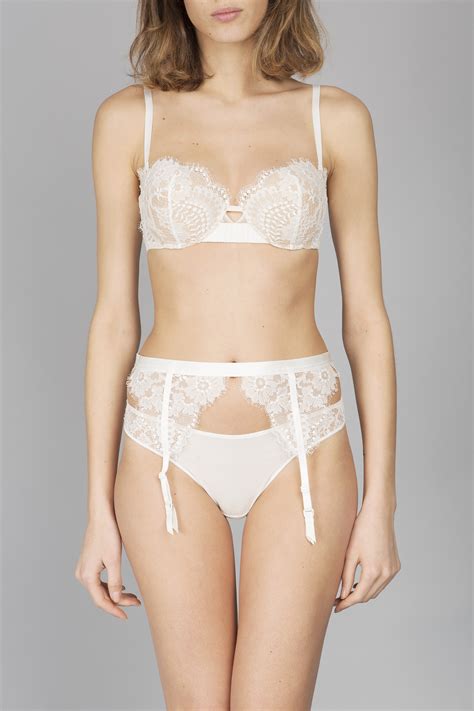 Maybe you would like to learn more about one of these? Maison Lejaby - Oui Lejaby White Silk Garter Belt - Heaven ...