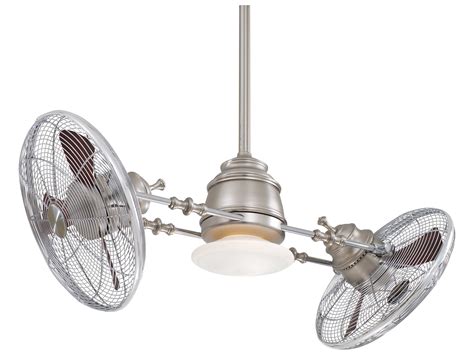 The other problem is no matter if they replace the fan you still ceiling fans get a bad rap for being clunky and outdated, but these streamlined styles and a bevy of pros beg to differ. Minka-Aire Vintage Gyro Brushed Nickel & Chrome 42'' Wide ...