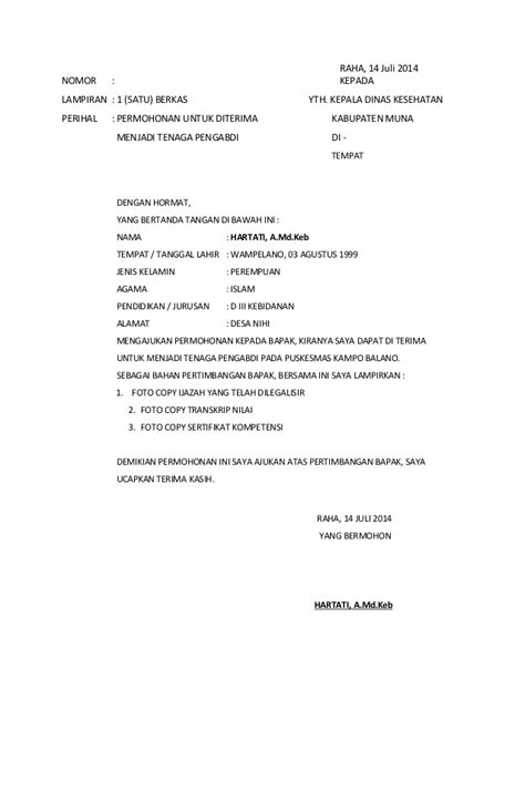 Tentu saja kumpulan tema acara yang menarik memang telah banyak dicari oleh orang di internet. 5+ Contoh Surat Lamaran Kerja Perawat di Puskesmas, Rumah ...