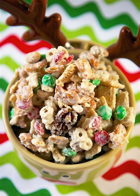 These italian christmas cookies are super fun to decorate with the kids and come together in two bake cookies in preheated oven until very lightly browned on bottom, about 10 minutes. Alton Brown's White Trash Mix - white chocolate chex mix - HIGHLY addictive! Makes great ...