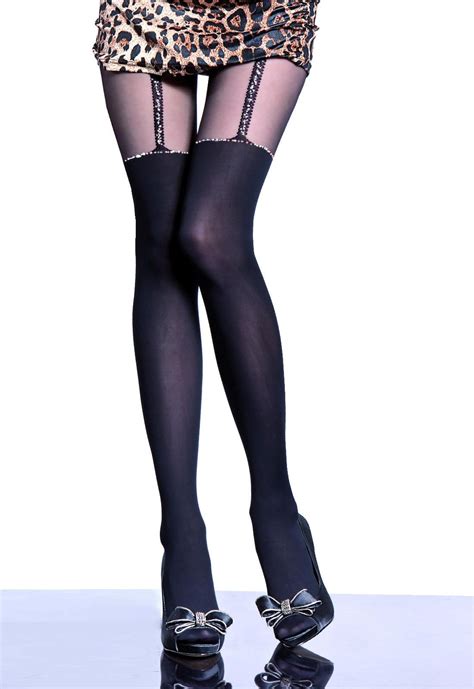 Choose from contactless same day delivery, drive up and more. Getting these faux garter tights next. | Suspender tights ...