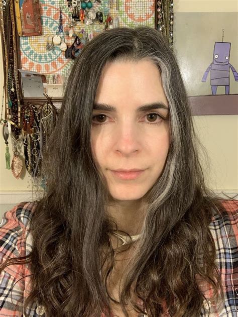 Collection by deb bodine • last updated 7 weeks ago. Gray streak, white streak, salt and pepper, gray hair ...