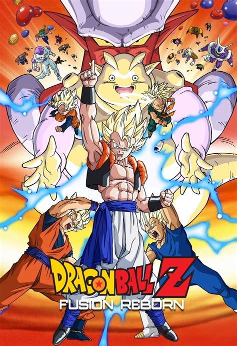 Fukaki tamashii no reimei dubbed. Dragon Ball Z: Fusion Reborn (1995) - Posters — The Movie ...