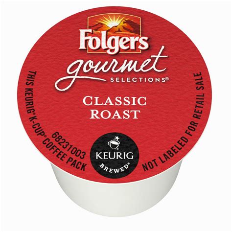 Folgers gourmet selections coffee pods, regular, 108 pods (fol63100ct). folgers k cups