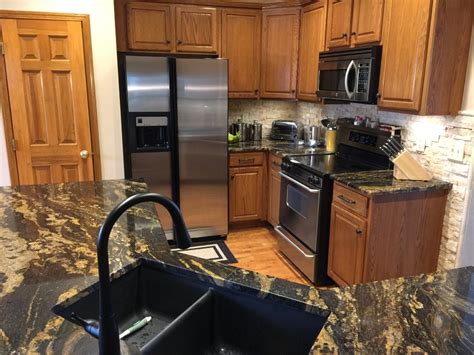 Compare homeowner reviews from 12 top columbus cabinet reface services. Completed Kitchen Countertops | The Granite Guy ...