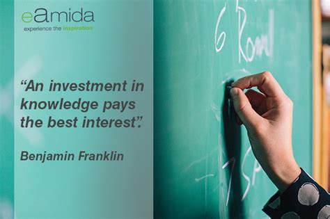 Compound interest quote ben franklin. Quote of the day: "An investment in knowledge pays the ...