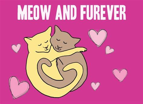 Click here to check out the largest list of them. Cat Pun Card / Meow and Furever by ButterTogether on Etsy ...