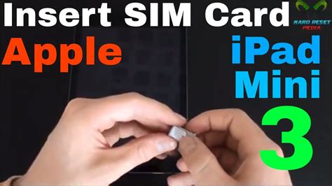 Android phones can have a sim card in various locations, so if you're switching from android to iphone then you'll have to find where the sim. Apple iPad Mini 3 Insert SIM Card - YouTube