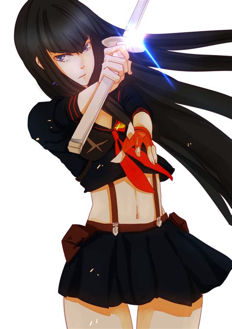 While facing the primordial life fiber, satsuki briefly powers up into junketsu shinzui ( 純潔神髄 , lit. キルラキル 鬼龍院皐月 (KILL la KILL / Kiryuuin Satsuki) #17-N : 壁紙 ...