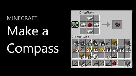 The block takes quite a bit of effort to. How to Make Compass in Minecraft? Easy Guide in 2020