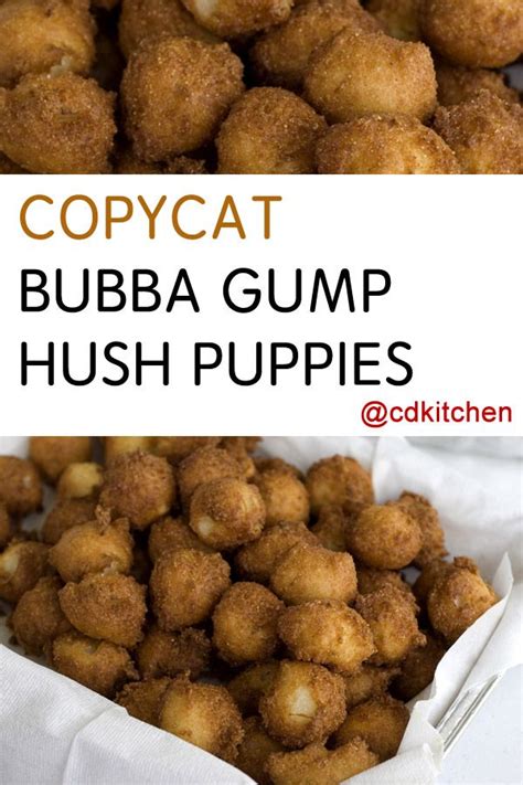 Stir the flour with salt, pepper, and the herbs. Bubba Gump Hush Puppies Recipe from CDKitchen | Hush ...