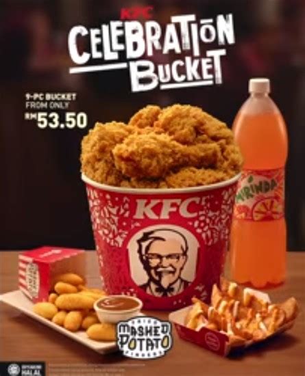 Nikmati nilai lebih hebat daripada hanya rm28.90! 24 Jan-28 Feb 2019: KFC Celebration Bucket ...