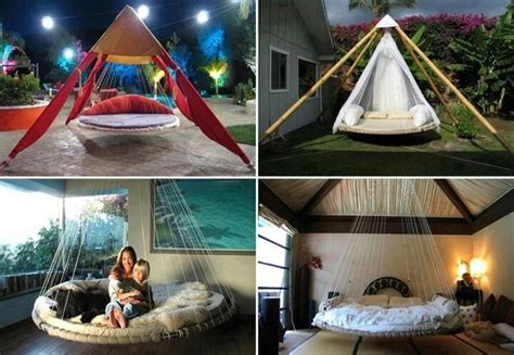 Trampoline for sleeping and diy mini trampoline hammock or trampoline swing. Cool trampoline beds | small bedrooms | Pinterest | Trampolines, Trampoline Bed and Old Trampoline