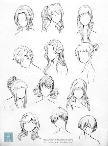 Back view drawing anime hair. Hair Drawing Back View Design Reference 57 Ideas For 2019 | Drawing hair tutorial, Hair ...