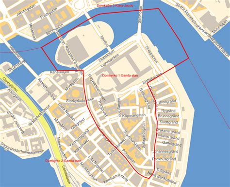 Stockholm är sveriges huvudstad och den folkrikaste staden i norden. Karta Gamla Stan Stockholm | Karta