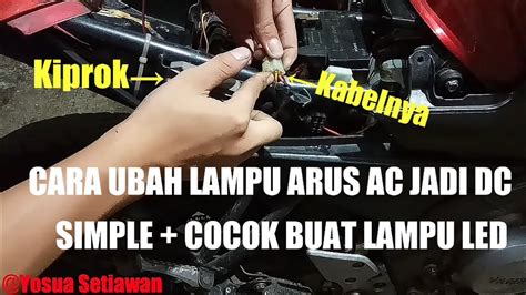 Motor yamaha jupiter z dipercaya lebih mudah bila disamakan motor yang lainnya lantaran ground spul nya enggak tertanam di stator, maka enggak harus bongkar generator atau alternator motor. Cara Merubah Arus Ac Ke Dc Pada Motor Suzuki Smash