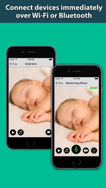 All you need is 2 mobile phones and an internet connection. Video Baby Monitor for iPhone, iPad, and iPod by EllisApps ...