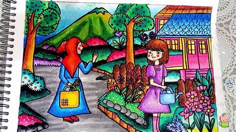 Bahkan banyak orang yang gemar menanam dan merawat bunga mawar di depan rumah maupun di pekarangan samping rumahnya. Menyiram Bunga - Cara Menggambar dan Mewarnai dengan ...