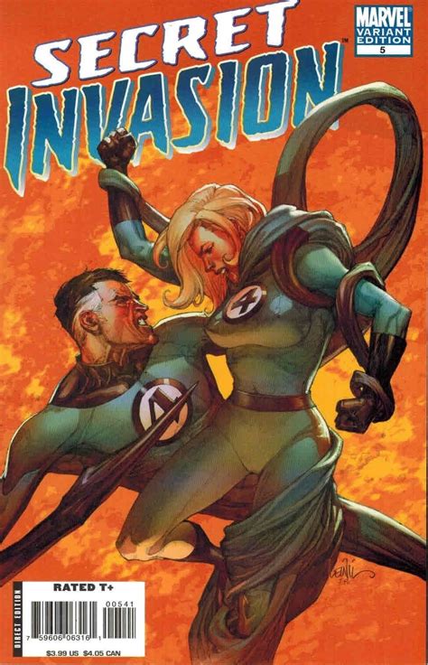 Comic book / secret invasion. Secret Invasion #5 Leinil Yu Color Variant - Ultimate Comics