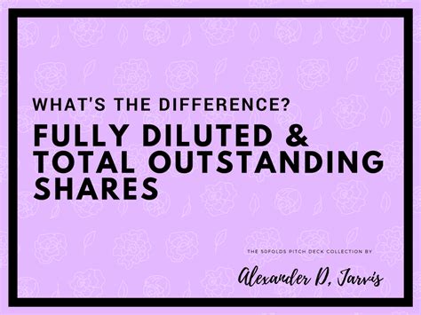 Valued at usd $120m fully diluted market cap. How to read fully diluted shares and total outstanding ...