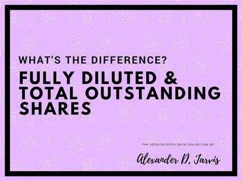 Market capitalization is equal to the share price multiplied by the number of shares outstanding. How to read fully diluted shares and total outstanding ...