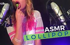 lollipop asmr licking