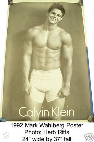 Marky mark has still got it! 1992 Mark Wahlberg Poster Calvin Klein Herb Ritts | #42078443