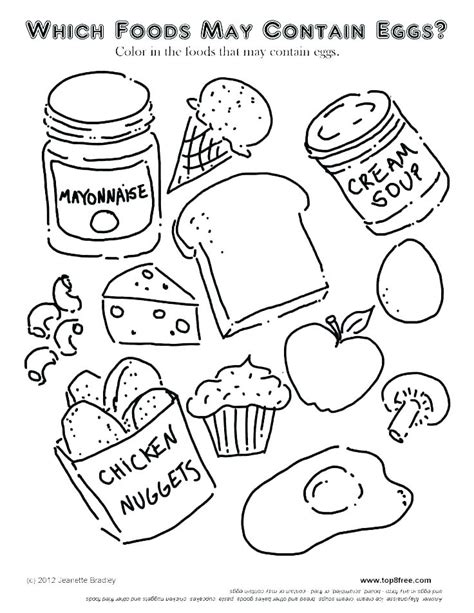 This coloring sheet was made completely free and offered for your download by the most awesome artist, taylor thompson. Snack Coloring Pages at GetColorings.com | Free printable ...