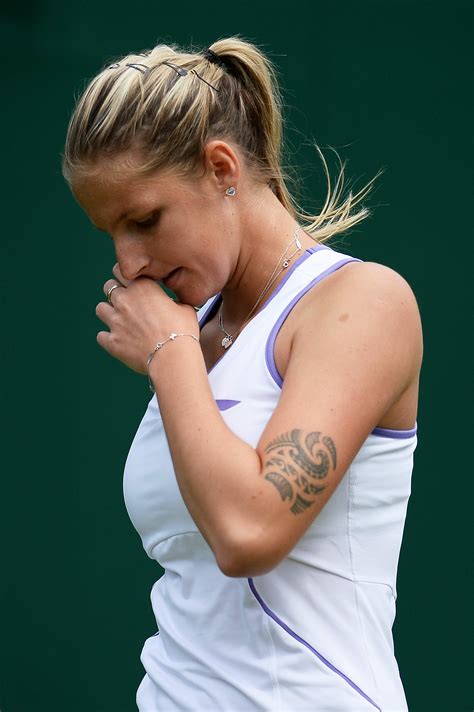 Karolina pliskova has two maori tattoos. Karolina Pliskova on Day4 of the Wimbledon Tennis ...