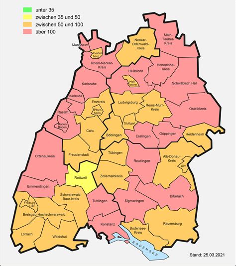 Vi håber meget på jeres forståelse for, at det er et krav fra myndighedernes side, for at vi kan byde jer velkommen i økolariet. Corona-Übersichtskarte Karte Baden-Württemberg (Stand: 9 ...