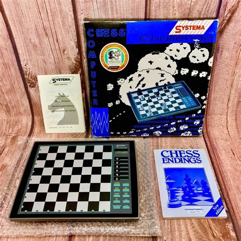 Sharpen your strategies, tactics, and endgames. vintage systema challenge computer chess world ...