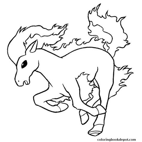 It has brown eyes and triangular ears with reddish interiors. Pokemon Coloring Pages Ponyta at GetColorings.com | Free ...