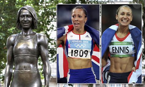 Unveiling the statue, she told children who were present: 'It looks more like Jessica Ennis': Embarrassment for ...