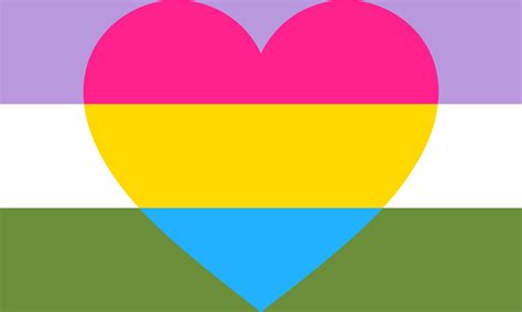 I'm genderfluid and pansexual (obvi). Genderqueer Pansexual Combo Flag by Pride-Flags on DeviantArt