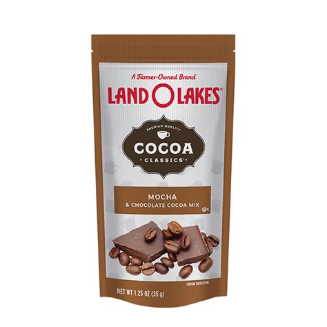 Land O Lakes® Cocoa Classics, Chocolate & Mocha, 1.25-Ounce Packets - Land O' Lakes Cocoa Classics