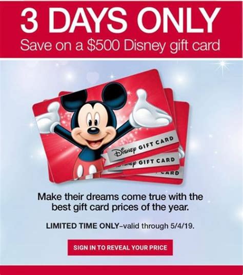 Check spelling or type a new query. BJ's Wholesale Disney Gift Card deal - $465 for $500 to ...