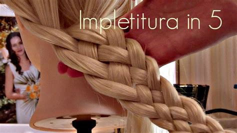 Check out our hair braid headband selection for the very best in unique or custom, handmade pieces from our headbands shops. 5 Strand Braid Hair Tutorial - Impletitura in 5 ...