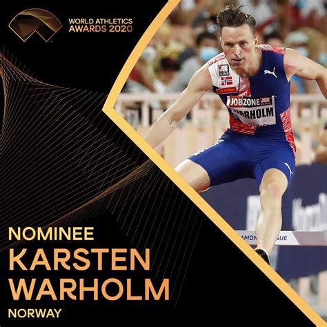 Training is what makes you better, he said. Karsten Warholm nominert til World Athletics Awards 2020 ...