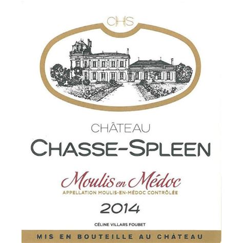 L'attaque est souple et dense. Chateau Chasse Spleen 2014 | Wine.com