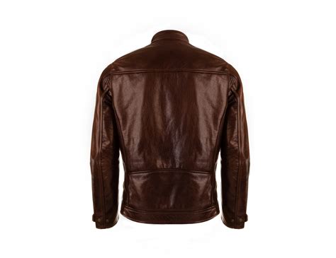The jacket has lapel collar and zip terminating. The VKTRE Moto Co. Heritage Leather Road Jacket
