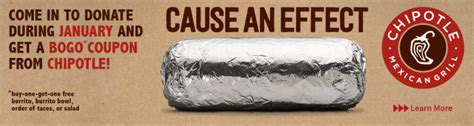 Home base for all things chipotle. 0117-chipotle-bogo_homepage-banner — Stanford Blood Center