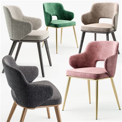 With a cocooning padded seat shell in curved plywood and soft seat structure with elastic belts. 3D model Calligaris Foyer armchair furniture | CGTrader