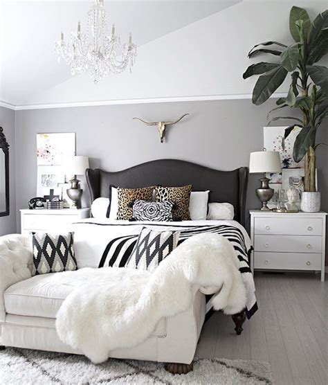 40 beautiful black white bedroom designs. Glamorous Bedroom | Black And White Room Ideas That Will ...