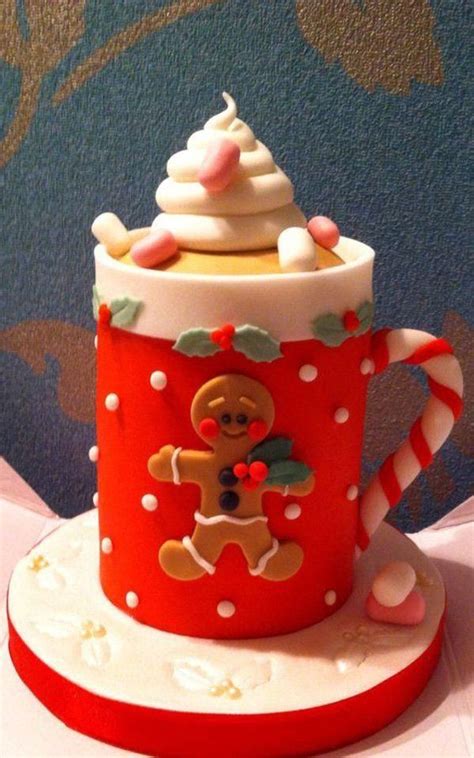 Decorating your christmas fruitcake or sponge? 40 Cakes in the Christmas Spirit - Design in 2020 (With images) | Christmas cake decorations ...
